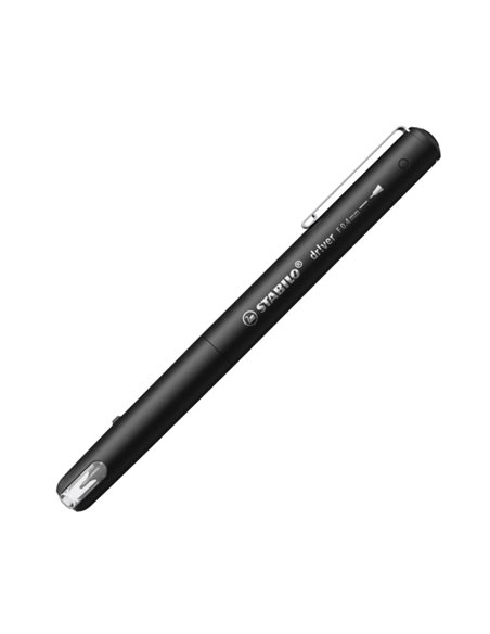 Marqueur pointe fine Stabilo Dr!ver 0,4 mm - Encre à base d'eau, anti-bavures et inodore - Fabriqué à 94 % en bioplastique - Noi