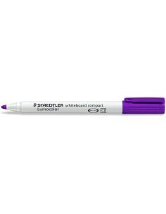 Marqueur pour tableau blanc Staedtler Lumocolor 341 – Pointe biseautée (environ 1-2 mm) – Séchage rapide – Violet