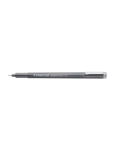 Marqueur calibré Staedtler Pigment Liner 308 - Trait de 0,3 mm - Séchage rapide - Gris