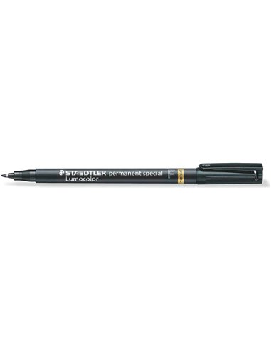 Marqueur permanent Staedtler Lumocolor Permanent 319 à pointe fine – trait 0,6 mm – pour applications spéciales – séchage rapide