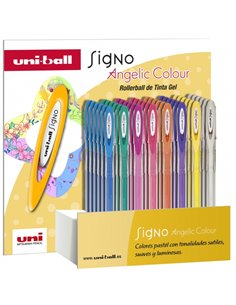 Uni-ball Signo Angelic Lot de 48 stylos roller à encre gel - Pointe 0,7 mm - Encre résistante à l'eau et à la lumière - Écrit su