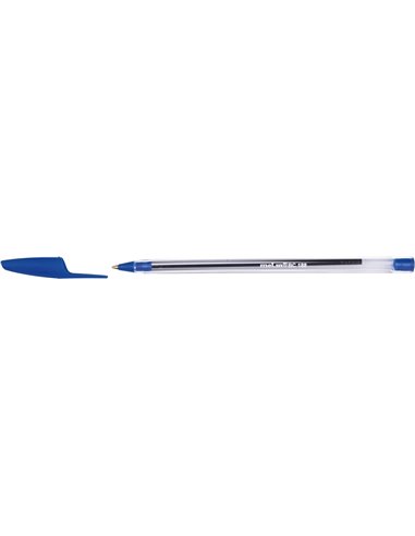 Stylo à bille Molin à pointe moyenne - Encre à l'huile - Séchage rapide - Bleu