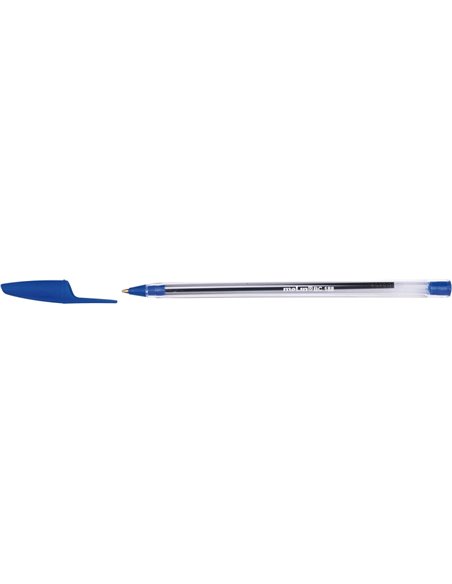 Stylo à bille Molin à pointe moyenne - Encre à l'huile - Séchage rapide - Bleu
