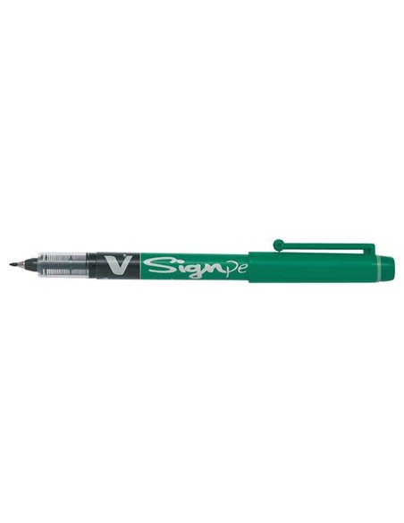 Marqueur à pointe fine Pilot V-Sign Pen - Pointe fine 2 mm - Ligne 0,6 mm - Vert