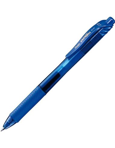 Stylo à bille rétractable Pentel Energel X - Pointe 0,7 mm - Trait 0,35 mm - Encre gel - Rechargeable - Grip - 50 % de matériaux