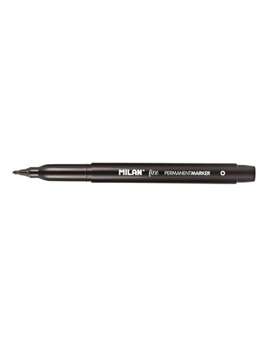 Marqueurs permanents Milan pointe fine – 2 mm – encre à base d'alcool – noir