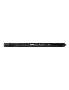 Marqueur Milan Sway Fineliner - Pointe fine 0,4 mm - Ergonomique - Encre à base d'eau - Noir
