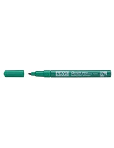 Marqueur permanent Pentel Pen N50S - Pointe fine 3,18 mm - Résistant à l'eau et à la lumière - Vert