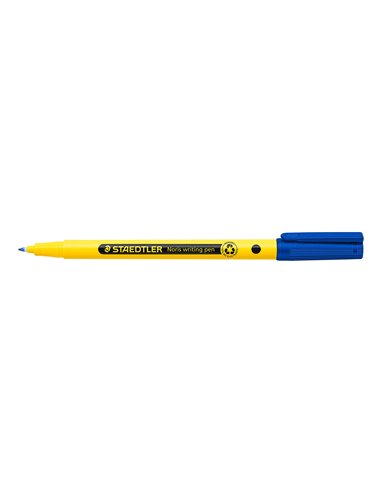 Marqueur à pointe fine Staedtler 307 Noris - Trait d'environ 0,6 mm - Encre à base d'eau - Corps en plastique recyclé à 97 % - B