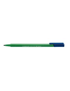 Marqueur pointe fine Staedtler Triplus Color 323 - Trait d'environ 1 mm - Encre à base d'eau - Vert intense