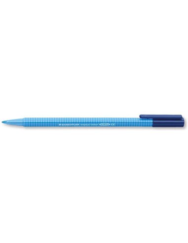 Marqueur Staedtler Triplus Color 323 à pointe fine – Trait d'environ 1 mm – Encre à base d'eau – Bleu clair