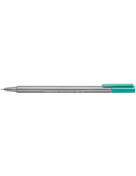 Marqueur Staedtler Triplus Fineliner 334 à pointe fine – trait 0,3 mm – encre à base d'eau – vert émeraude