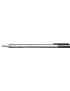 Marqueur Staedtler Triplus Fineliner 334 à pointe fine – trait 0,3 mm – encre à base d'eau – gris