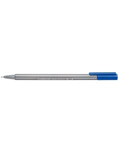 Marqueur Staedtler Triplus Fineliner 334 à pointe fine – trait 0,3 mm – encre à base d'eau – bleu pastel
