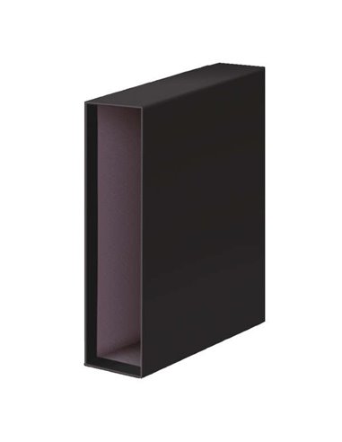 Protège-classeur à levier Dohe Archicolor - Format Folio - Carton ligné - Noir