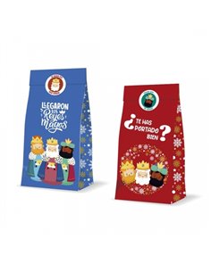 Lot de 3 sachets/enveloppes en papier kraft Bismark 60 g avec fermeture adhésive - Motif identique sur chaque paquet - Paquets a