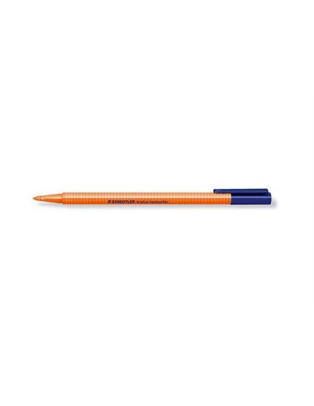 Marqueur fluorescent Staedtler Triplus Textsurfer 362 - Pointe biseautée 1 - 4 mm environ - Encre à base d'eau - Orange