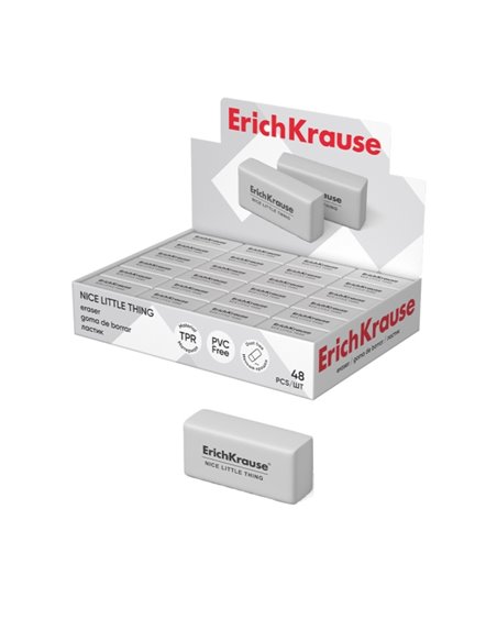 Gomme Erichkrause Nice Little Thing de dureté moyenne – En caoutchouc thermoplastique hypoallergénique – Sans PVC – Blanche