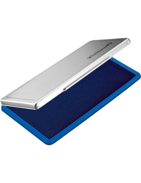 Tampon encreur Pelikan n° 1 9 x 16 cm - Idéal pour les petits tampons - Encre de haute qualité - Facile à recharger - Bleu