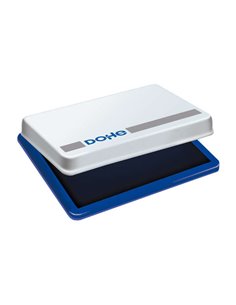 Tampon métallique Dohe n° 2 - Dimensions : 109 x 70 mm - Couleur : bleu