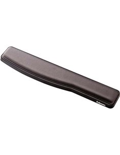 Repose-poignet pour clavier Fellowes Premium Gel - Angle et hauteur réglables - Surface en polyester - Graphite