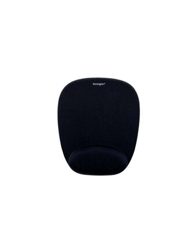 Tapis de souris repose-poignet en mousse Kensington - 330 x 238 x 35 mm - Tissu doux - Noir