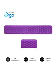 Repose-poignet Subblim Pack Ergo Airpadding pour clavier et souris - Mousse viscoélastique 65D - Tissu AirMesh respirant - Base 