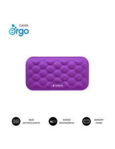 Repose-poignet de souris Subblim Ergo Airpad - Mousse à mémoire de forme 65D - Tissu AirMesh respirant - Base antidérapante - Vi