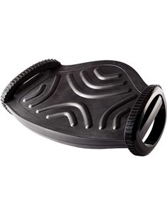 Repose-pieds Fellowes Smart Rocker - Base circulaire double - Favorise une bonne circulation - Surface massante - Noir