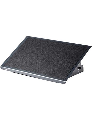 Repose-pieds en métal Fellowes Professional Series - 3 réglages de hauteur - Surface 560 x 340 mm - Système antidérapant