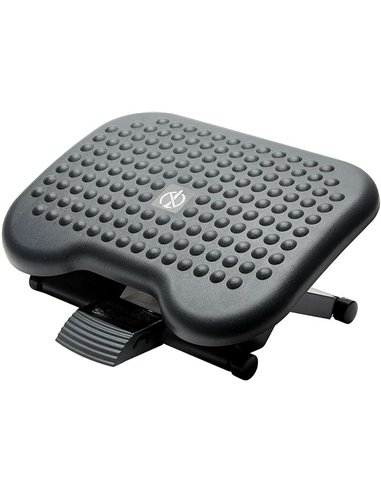 Repose-pieds réglable Fellowes - Hauteur et inclinaison réglables - Surface massante - Base antidérapante - Noir