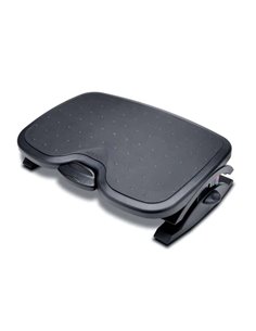 Repose-pieds Kensington Solemate Plus - Inclinable jusqu'à 20 degrés - Panneau de pied texturé - Noir