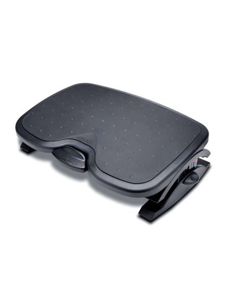 Repose-pieds Kensington Solemate Plus - Inclinable jusqu'à 20 degrés - Panneau de pied texturé - Noir