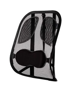 Coussin lombaire Fellowes Mesh Professional Series Suites - Matériau en maille - Système de tension triple - Couleur graphite