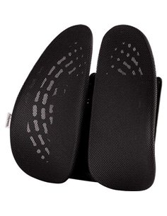 Dossier ergonomique moulable Fellowes Back Angel - Réglable sur 7 hauteurs - Compatible avec la plupart des chaises - Noir