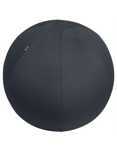 Siège boule antidérapant Leitz Ergo Active 65 cm - Poignée de transport robuste - Charge maximale 150 kg - Housse lavable - Gris