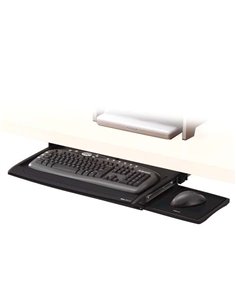 Plateau pour clavier Fellowes Deluxe Office Suites - Position souris - Repose-poignet intégré