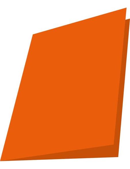Mariola Lot de 50 sous-chemises en carton 180 g/m² - Format Folio - Fente pour attache - Couleur orange