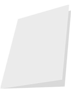 Mariola Lot de 50 sous-chemises en carton 180 g/m² - Format Folio - Fente pour attache - Blanc