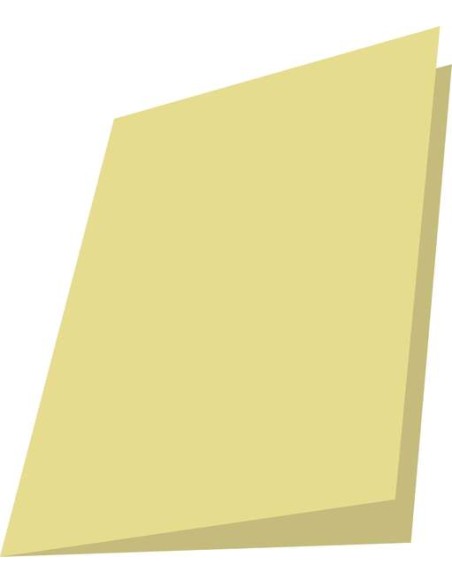 Lot de 50 sous-chemises Mariola en carton 180 g/m² - Format A4 - Fente pour attache - Jaune