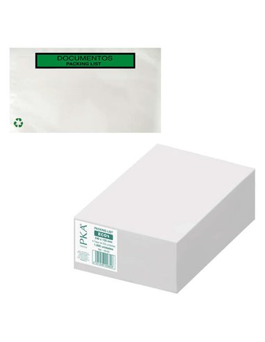 Boîte Dohe de 1 000 enveloppes autocollantes pour envoi de documents - Liste de colisage spéciale pour expédition