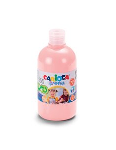Bouteille de 500 ml de peinture Carioca Tempera - Couleurs super lavables - Faciles à mélanger - Applicable sur matériaux poreux