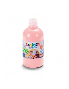 Peinture Tempera Carioca en flacon de 500 ml - Couleurs super lavables - Facile à mélanger - Applicable sur matériaux poreux - H
