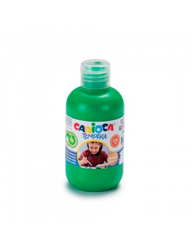 Bouteille de Tempera Carioca - 250 ml - Couleurs super lavables - Faciles à mélanger - Applicable sur matériaux poreux - Haute o