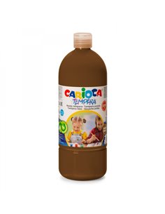 Bouteille de détrempe Carioca 1000 ml - Couleurs super lavables - Faciles à mélanger - Applicable sur matériaux poreux - Haute o