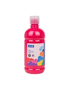 Bouteille de détrempe Milan 500 ml - Bouchon doseur - Séchage rapide - Miscible - Couleur magenta