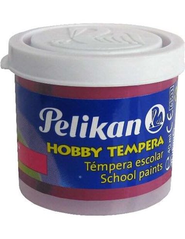 Peinture à la détrempe Pelikan School (flacon de 40 ml) - Facile à utiliser - Idéale pour les activités scolaires - Couleur mage