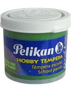 Flacon de peinture à la détrempe Pelikan School 40 ml - Facile à laver - Idéal pour les activités scolaires - Vert