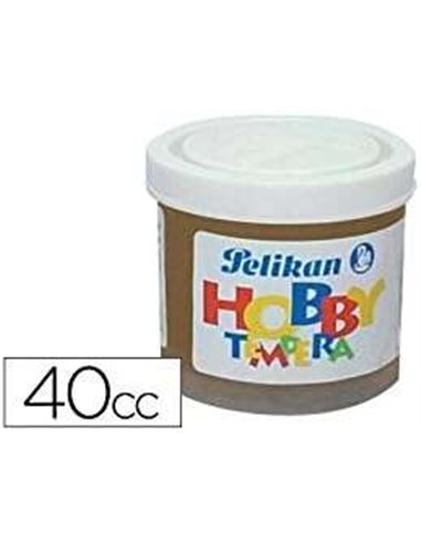 Peinture à la détrempe Pelikan School (flacon de 40 ml) – Idéale pour les projets scolaires – Facile à laver – Non toxique – Cou