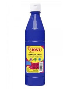 Peinture Tempera liquide Jovi 500 ml - À base d'eau - Prête à l'emploi - Pouvoir couvrant élevé - Séchage rapide - Excellente fl
